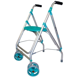 image-produit-rollator-2-roues-ultra-leger-ara-turquoise-2-roues-pivotantes